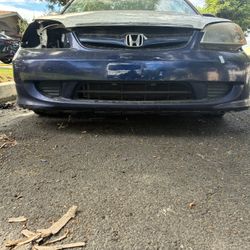 2003 Honda Civic Lx OEM Headlights + bumper 