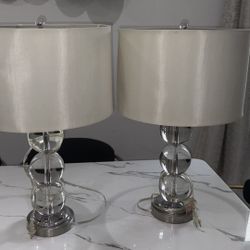 Set of 2 Stylish Table Lamps – Modern & Elegant