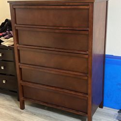 Tall Wood Dresser