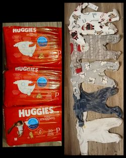 Preemie Diapers and Sleepers