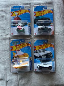 Hot wheels with protector $ 5 each