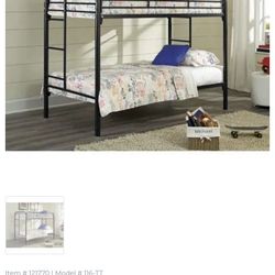 Metal Bunk Beds  Twin 