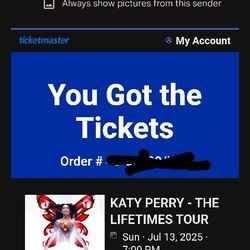 Katy Perry Tickets 