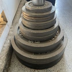 Olympic Weight Set With Bumper Plates