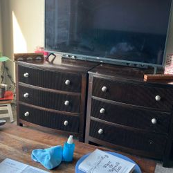 Brown Wood Bedroom Set
