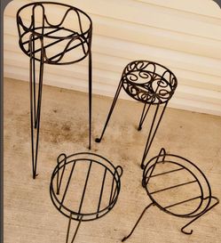 Plant stands x 4