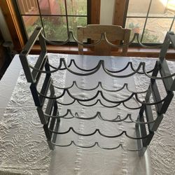 Stackables wine rack. Set of 5. Holds 20 bottles