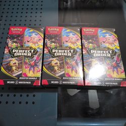 Pokemon tcg Mega evolution Perfect Order booster bundle