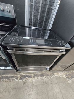 GE Slide-In Electric Range Stainless Steel