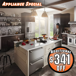 KitchenAid 24" Stainless Steel Double-Drawer Refrigerator/Freezer - Extra 10% Off Applied