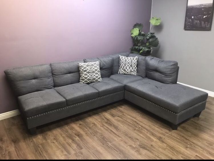 Gray Sectional Couch