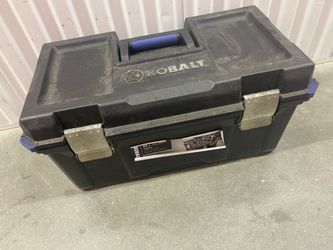 Kobalt 22-Inch Plastic Toolbox