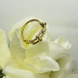 18k REA PURE SOLID SAUDI GOLD RING 2.8g 7.5"