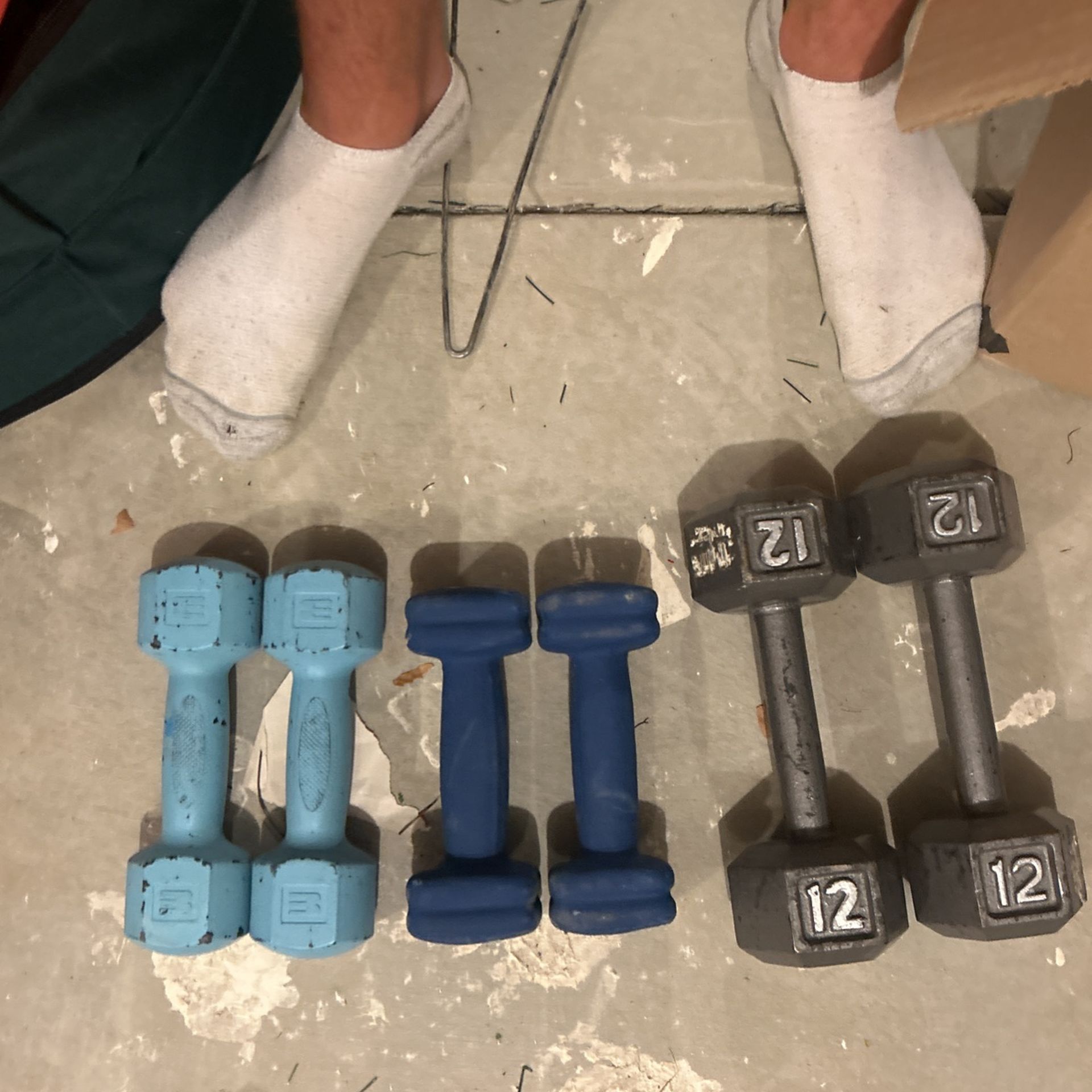 dumbbell set