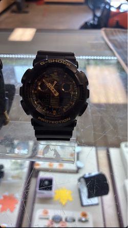 Casio G-Shock Ana-Digi Watch Black Gold