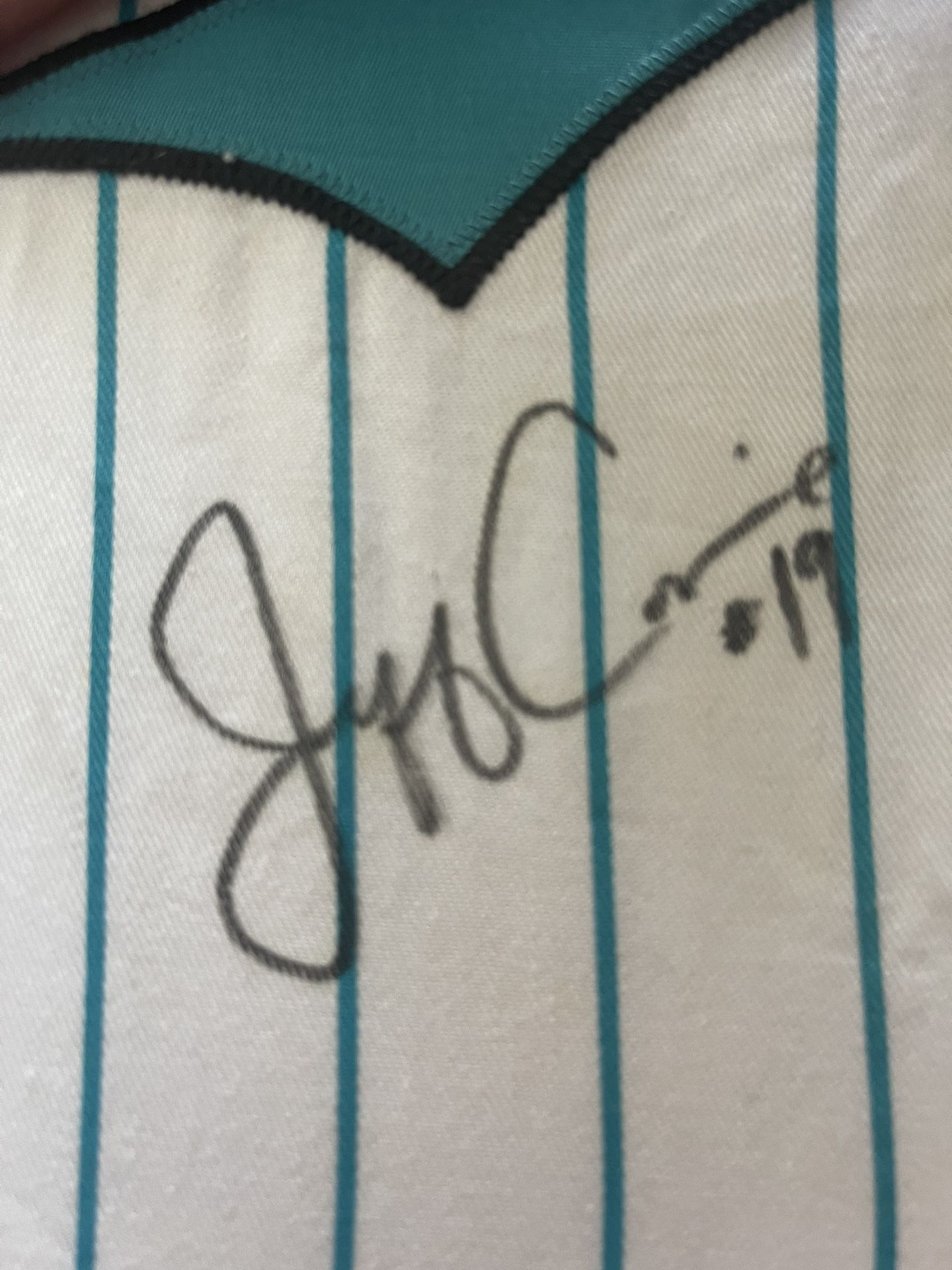 Marlins Jeff Conine Jersey Autographed for Sale in Miami, FL
