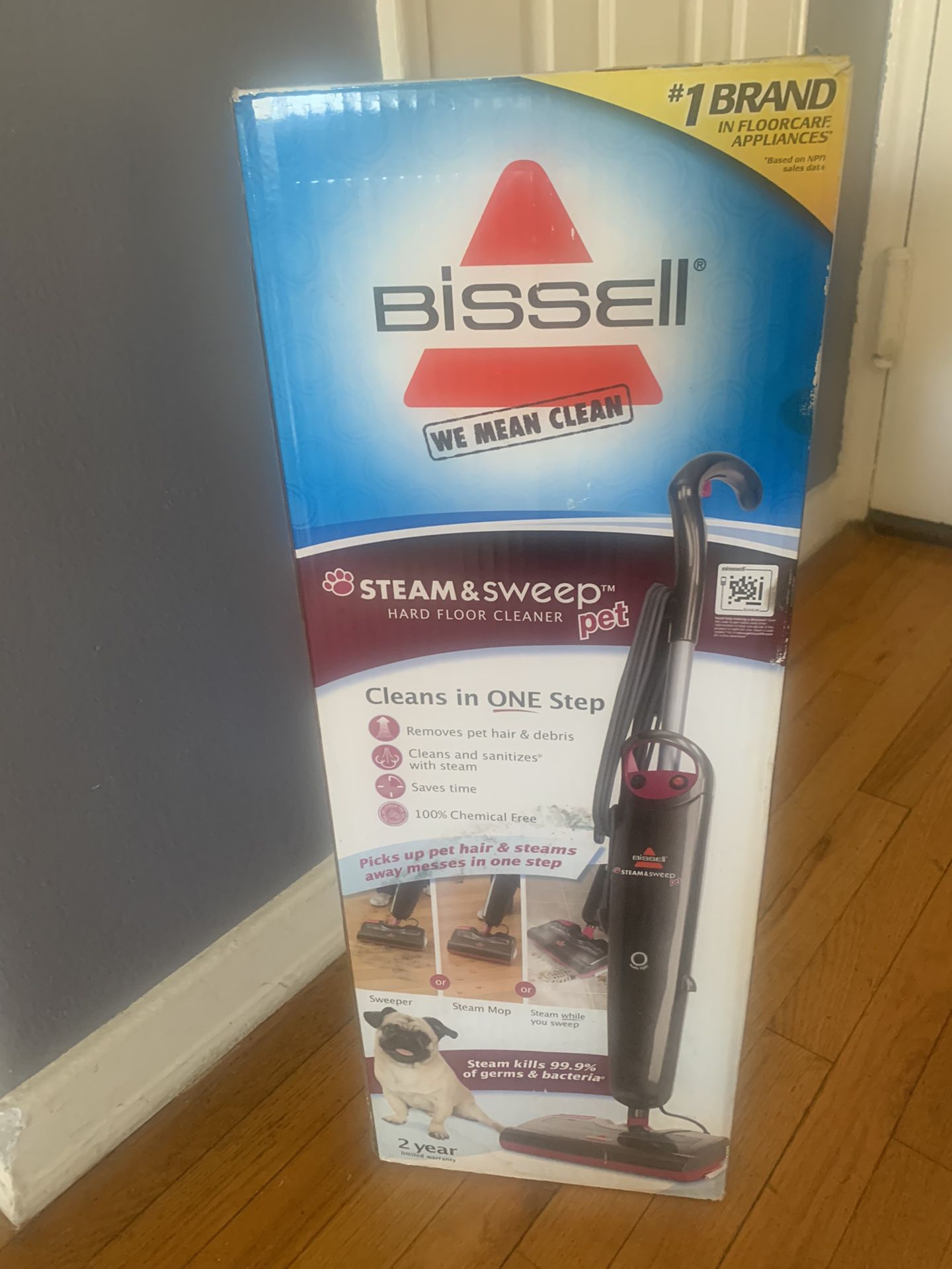Bissell Steam And Sweep Pet Cleaner 