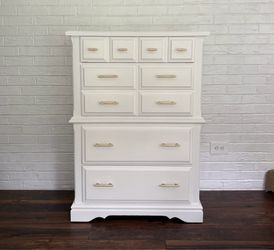 Tall White Dresser