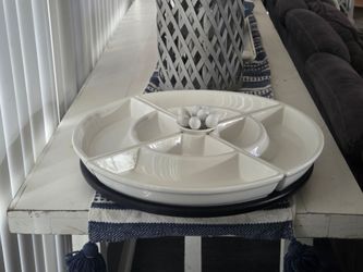 Porcelain lazy Susan