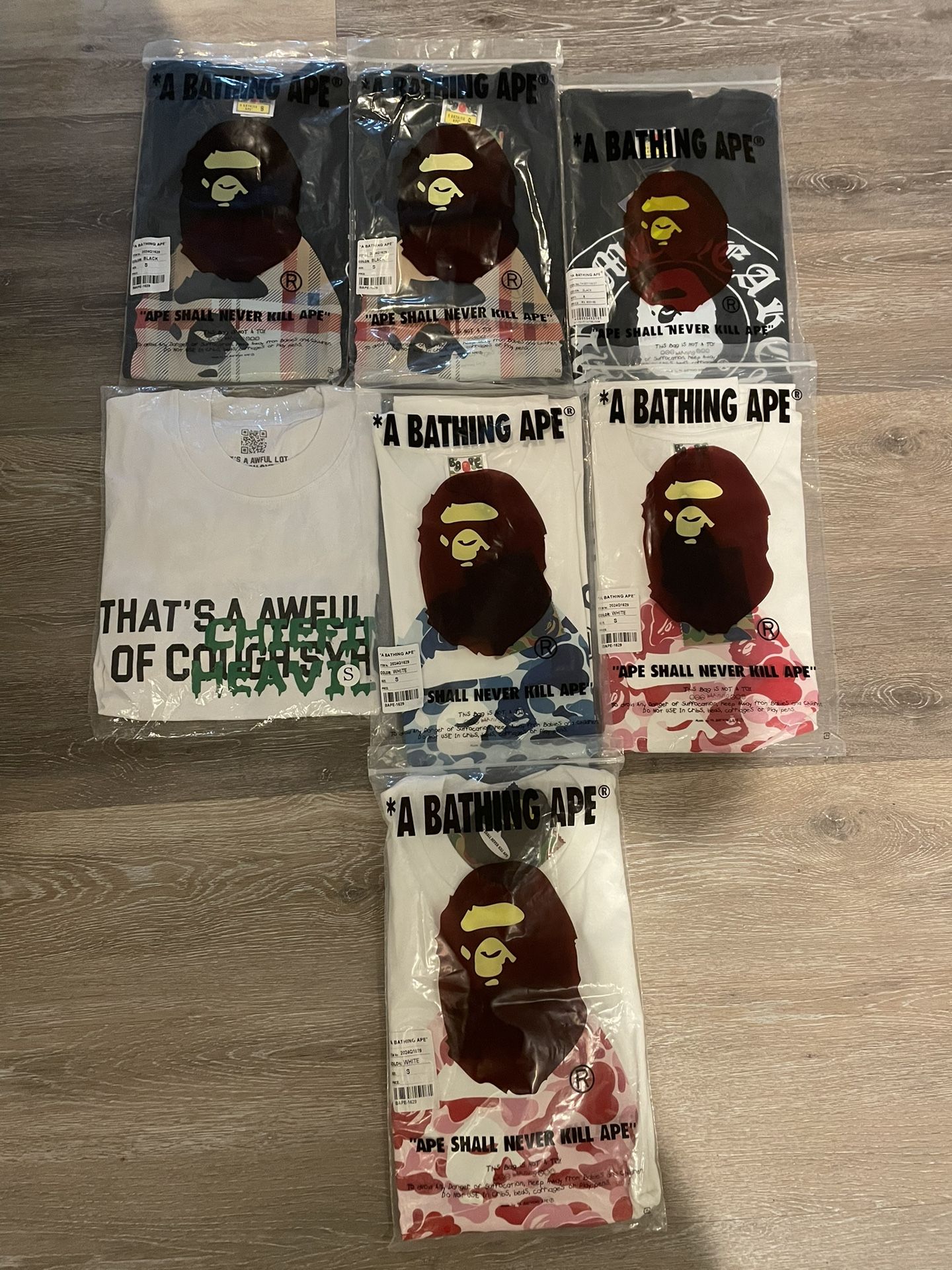 Cough Syrup And Bape Shirts