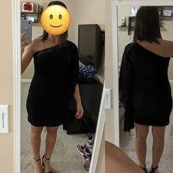 One Shoulder Mini Dress