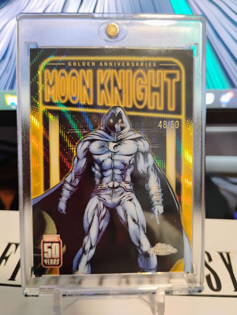 2025 Topps Chrome Marvel Moon Knight Golden Anniversaries 50 YEARS /50