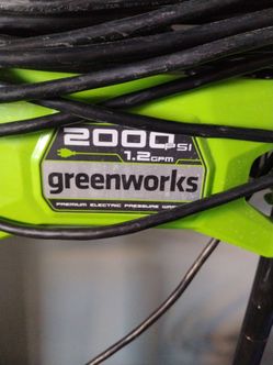Greenworks 2000 PSI Electric Pressure Washer