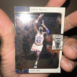 NBA Upper Deck Utah Jazz Chris Morris Trading Card
