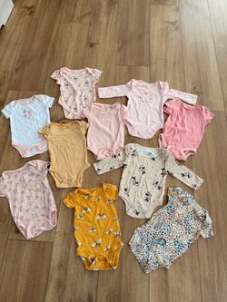 3-6 months baby girl onesies