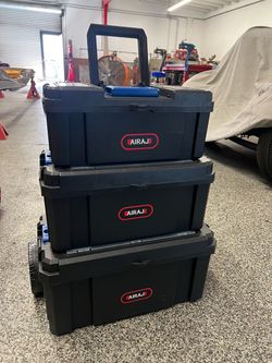 Tool box set 3-Piece Rolling Wheels