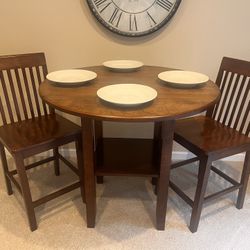 Pub table and chairs