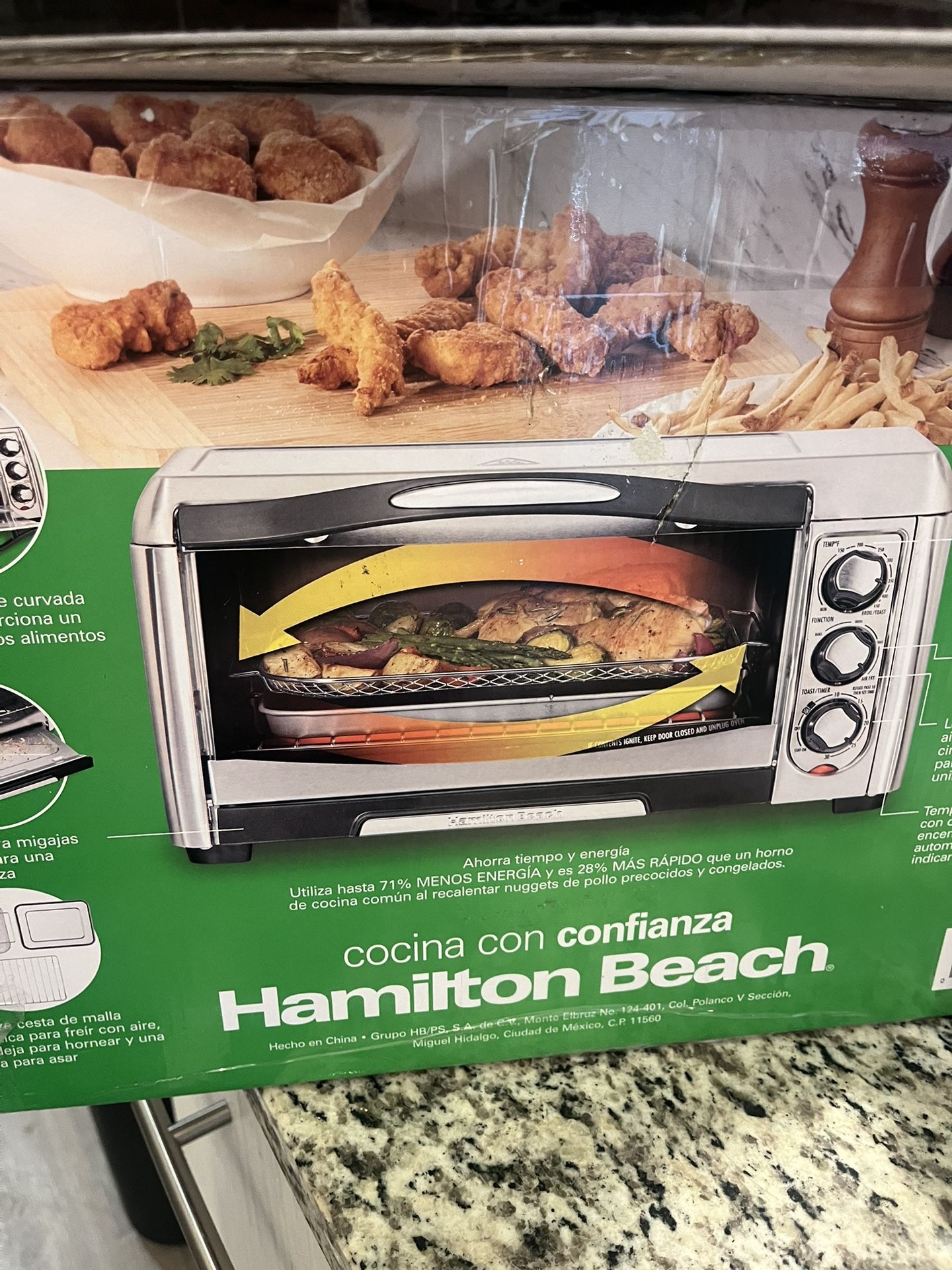 Hamilton Beach Sure -Crisp Air Fry Toaster Oven