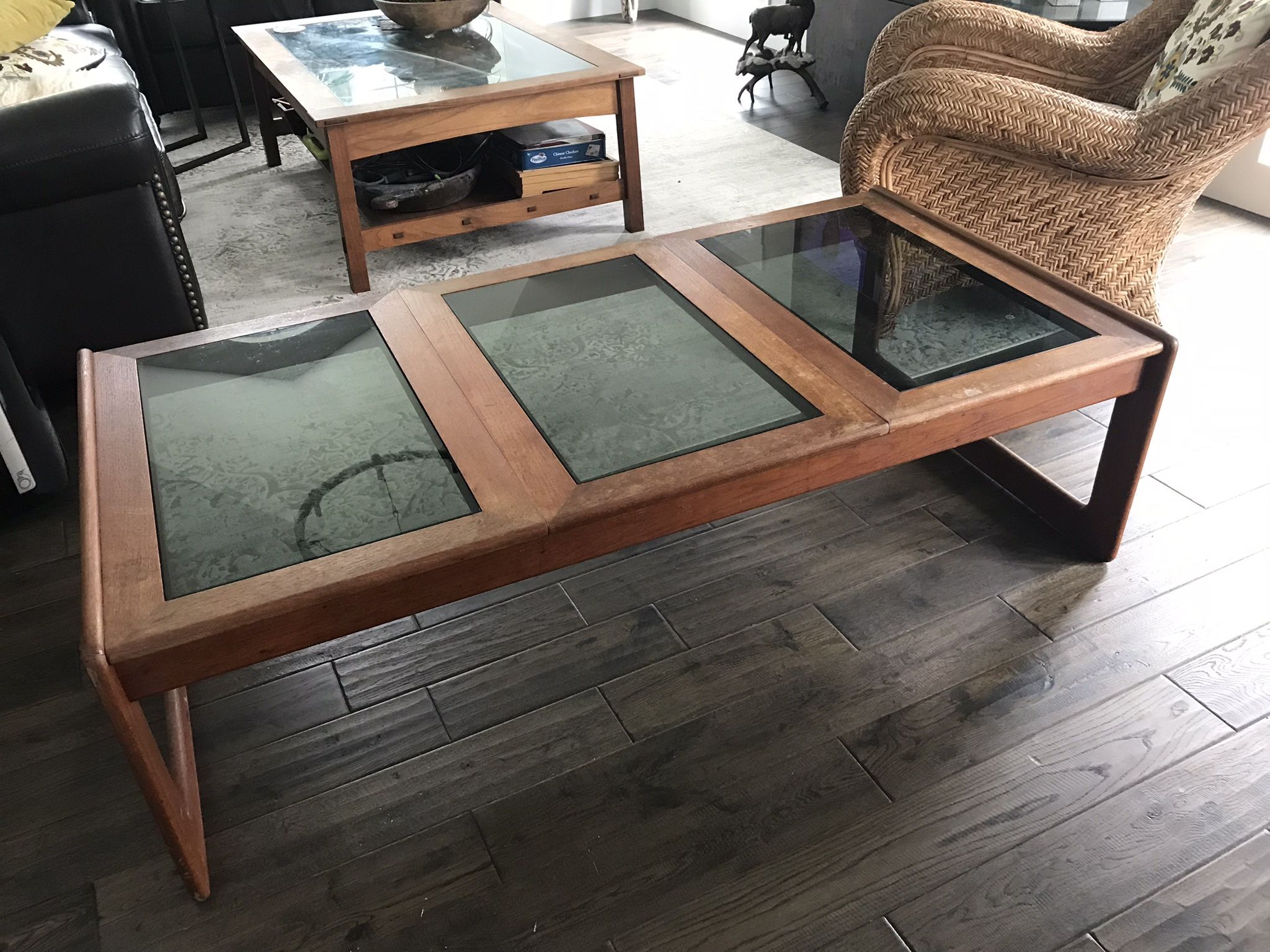 Mid Century Scan Design Teak Coffee Table