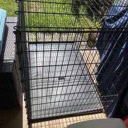 Extra Large Pet Two Door Cage with Tray READ!