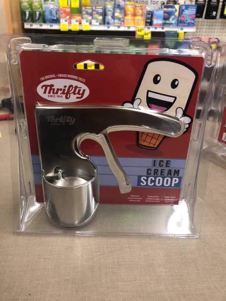 Thrifty ice cream scoop