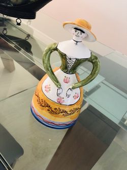 authentic spanish ceramic decoration hand painted