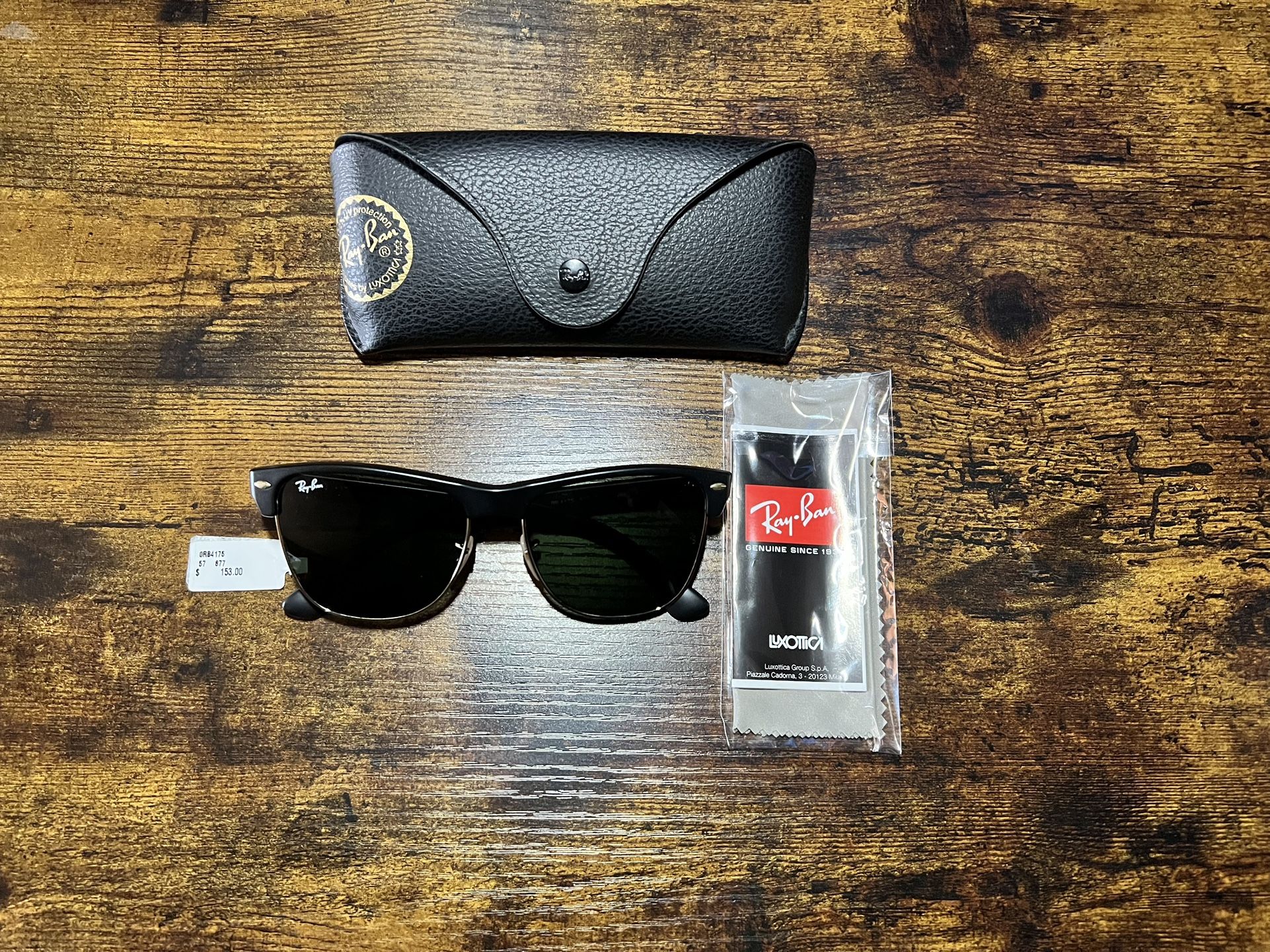 RayBan Clubmaster Sunglasses RB4175 57mm