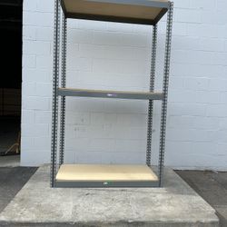 Steel Boltless Storage Shelves 4 ft W x 2 ft D 3 Tier Supply Racks Similar To Uline Delivery Available