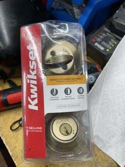 New Deadbolt Lock