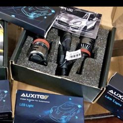 H11/H9/H8 LED Headlight Bulbs, 10000 Lumens Super Bright LED Headlights Conversion Kit 6500K Cool White IP68 Waterproof, Pack of 2 