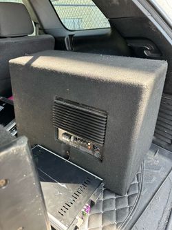 JBL speaker and box