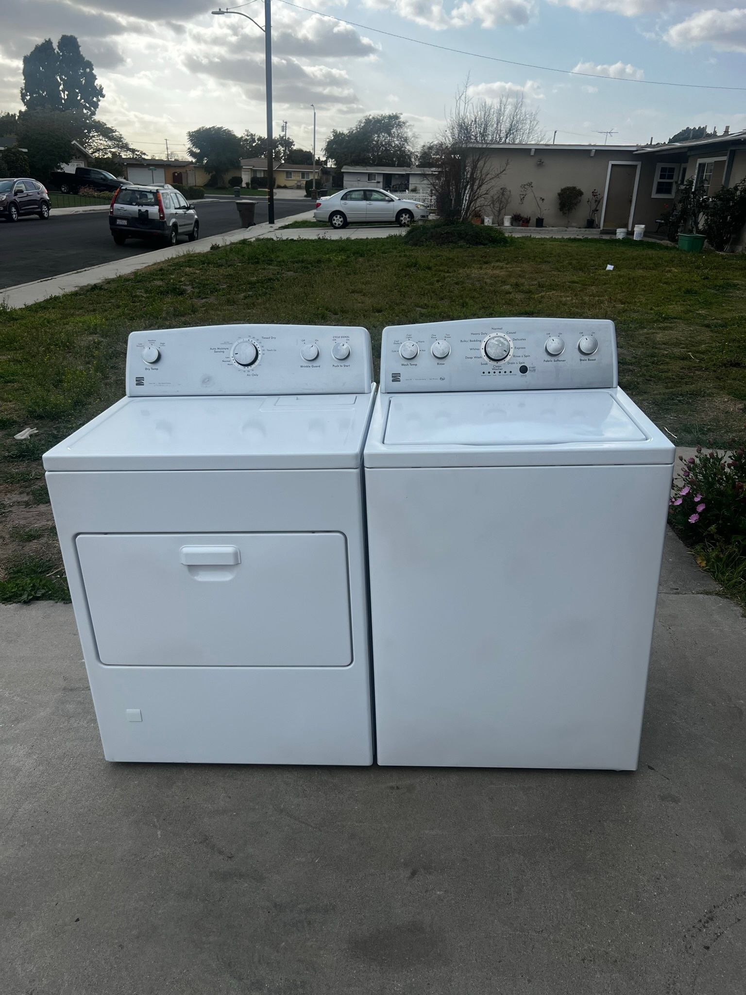 Used Kenmore Washer and Gas Dryer with Warranty Top Load