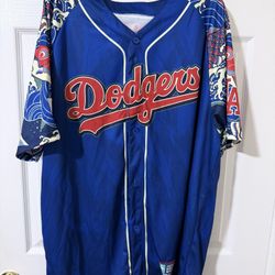 Los Angeles Dodgers Daiso Japan Night 7/2/2024 Japanese Heritage Jersey Size XL