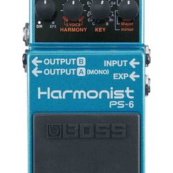 Boss PS6 Harmonist Pedal 3 Voice Guitar Harmony Effects Pedal
