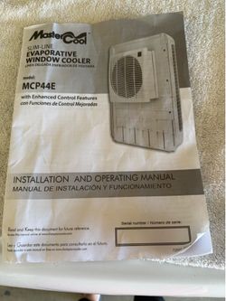 Master Cool Evaporative Window Cooler