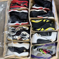 Jordan Retro Shoes Used, Clearing Out Space