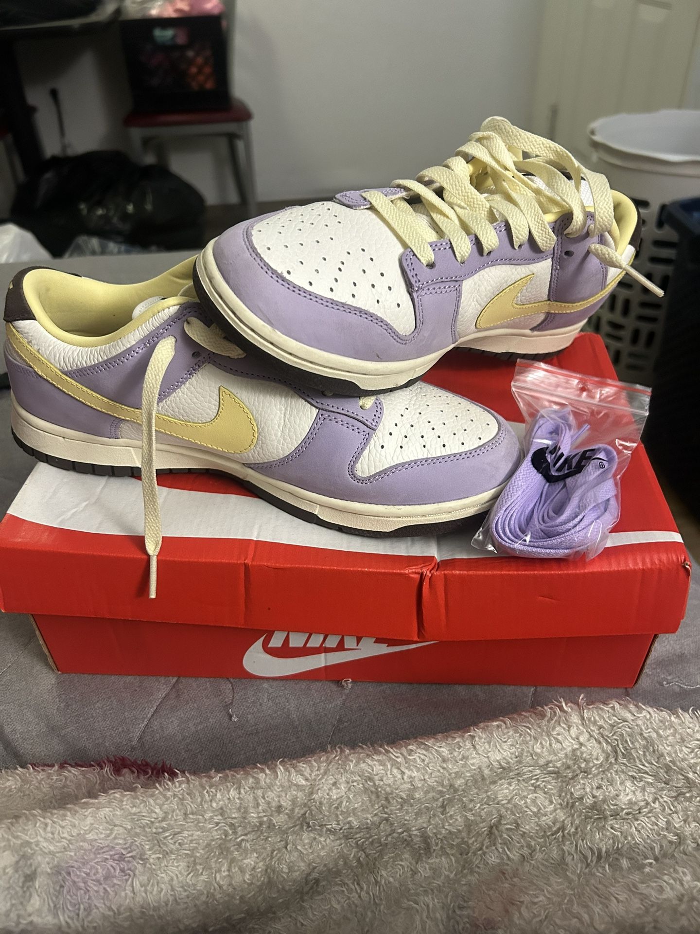 Nike Women's Dunk Low Lilac Bloom/Soft Yellow-Sail