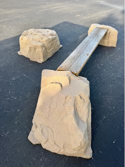 Gyms For Dogs Natural Dog Park Boulder and Balance Beam Set