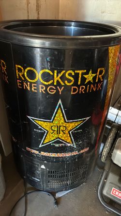 Rockstar drink fridge