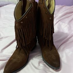 Kids Fringe Boots